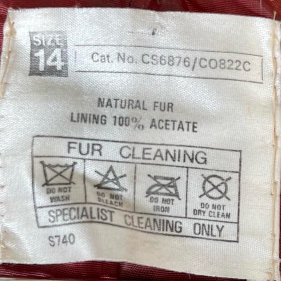 Vintage 70s Rabbit Fur Coat - Picture 4 of 4